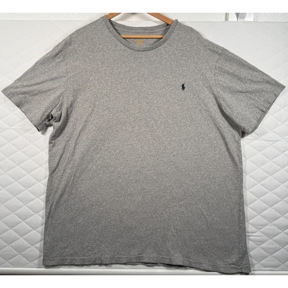 Polo Ralph Lauren Other - Polo Ralph Lauren Shirt Mens XLT Gray Crewneck Short Sleeve Pocket Pony Logo